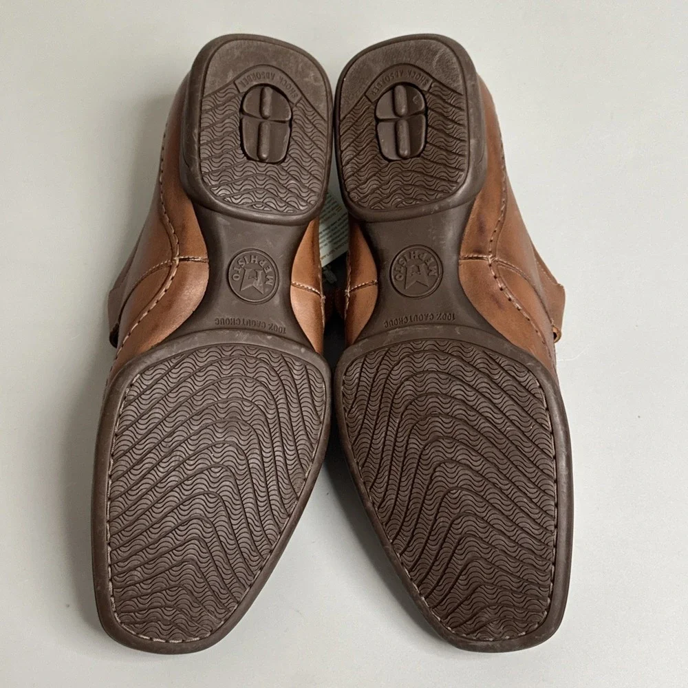 Mephisto Tarek Hazelnut Men's Size US 13 (UK 12.5)Fisherman Leather Brown Sandal